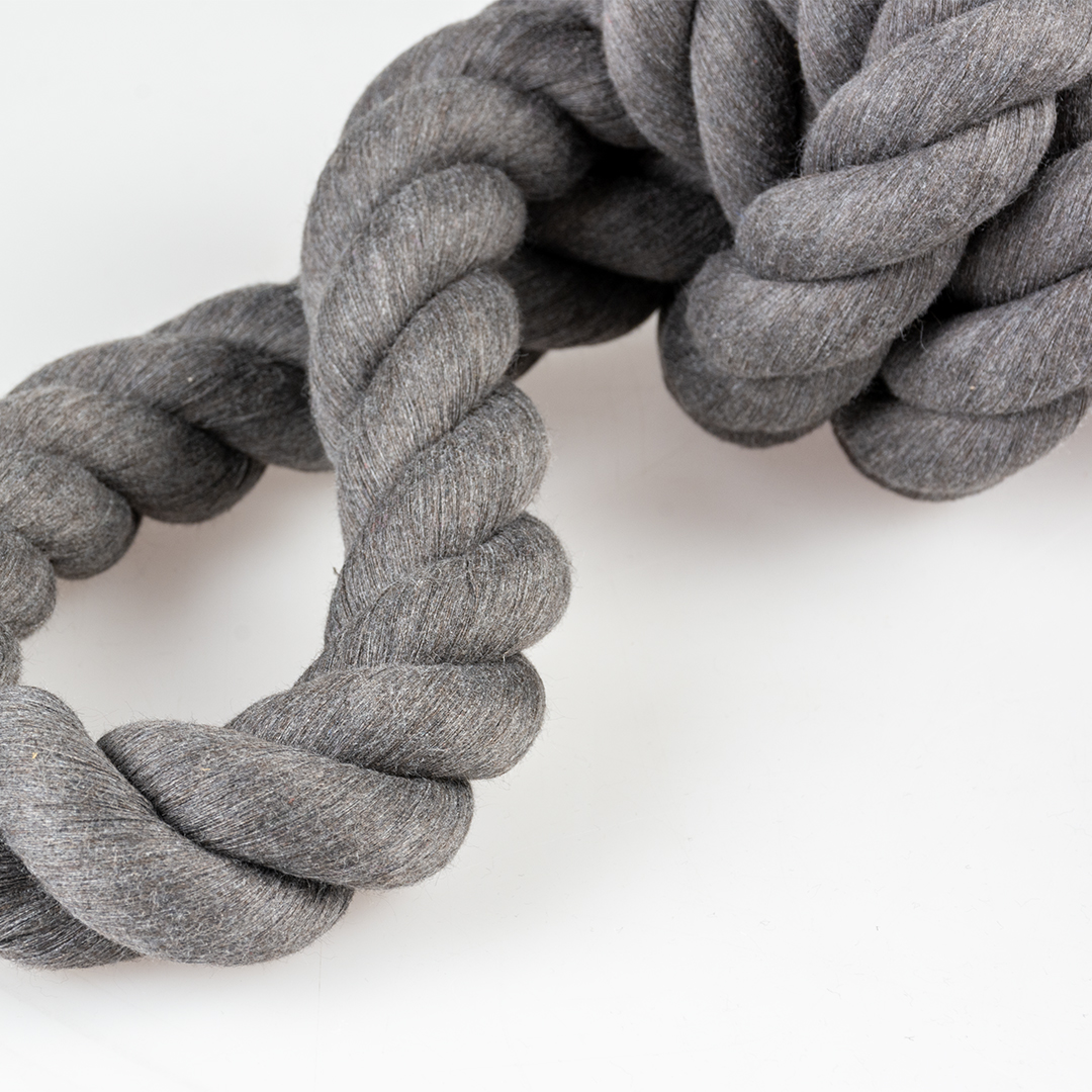 Eco rope 2 knots & loop black - Detail 1
