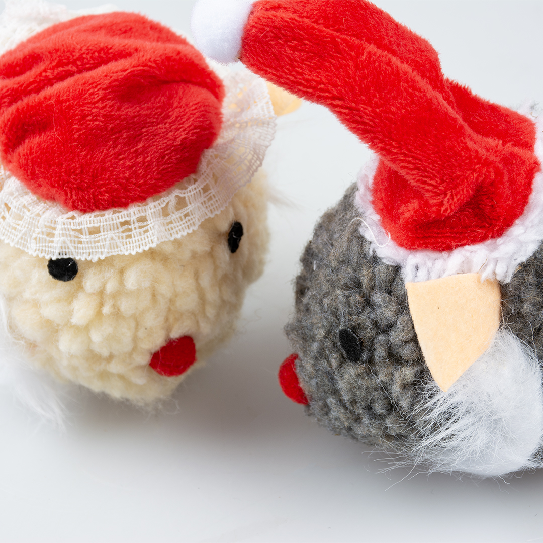 Xmas wooly mice multicolour - Detail 1