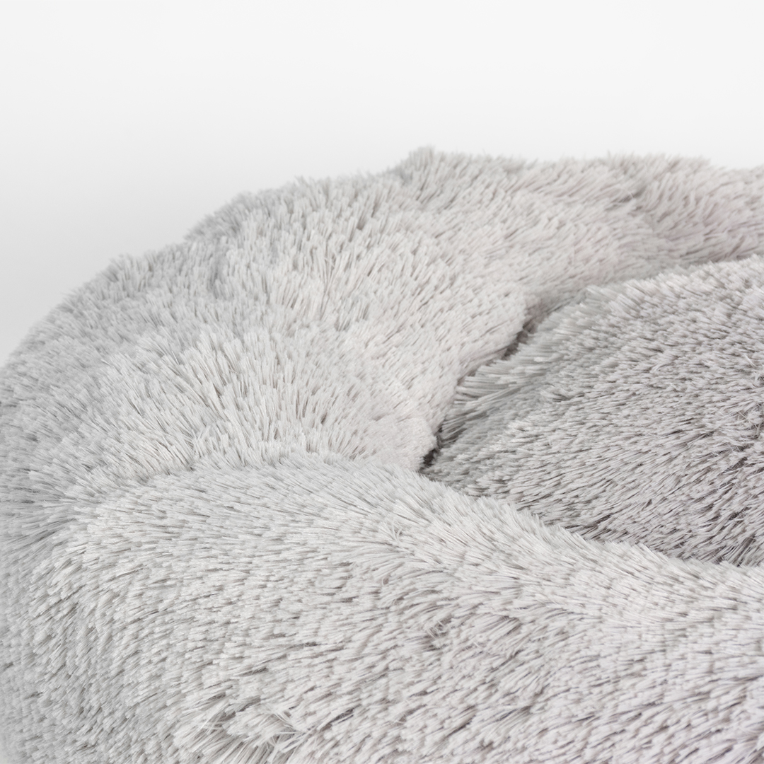 Snug donut bed light grey - Detail 1