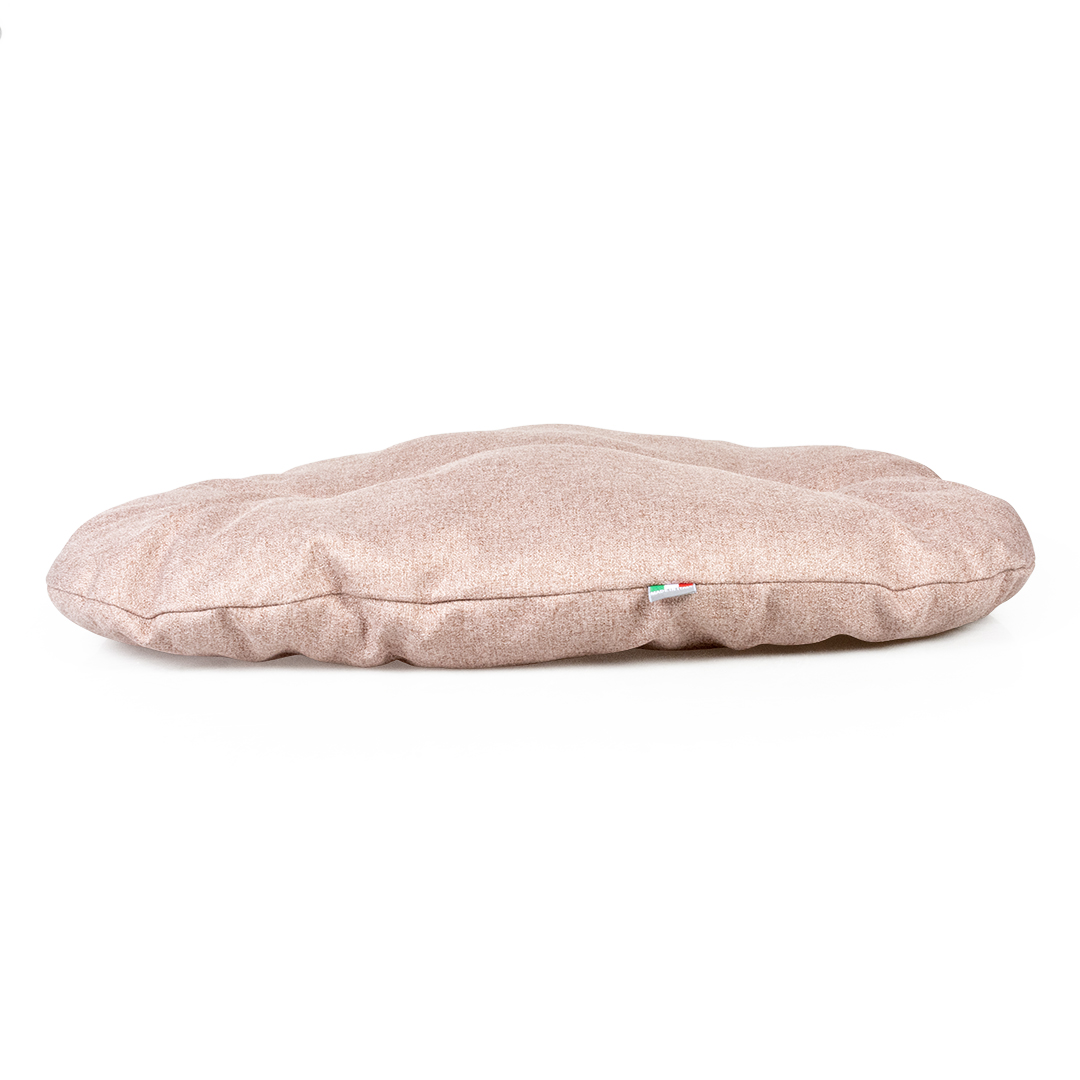 Oval cushion sewn royal pink - Facing