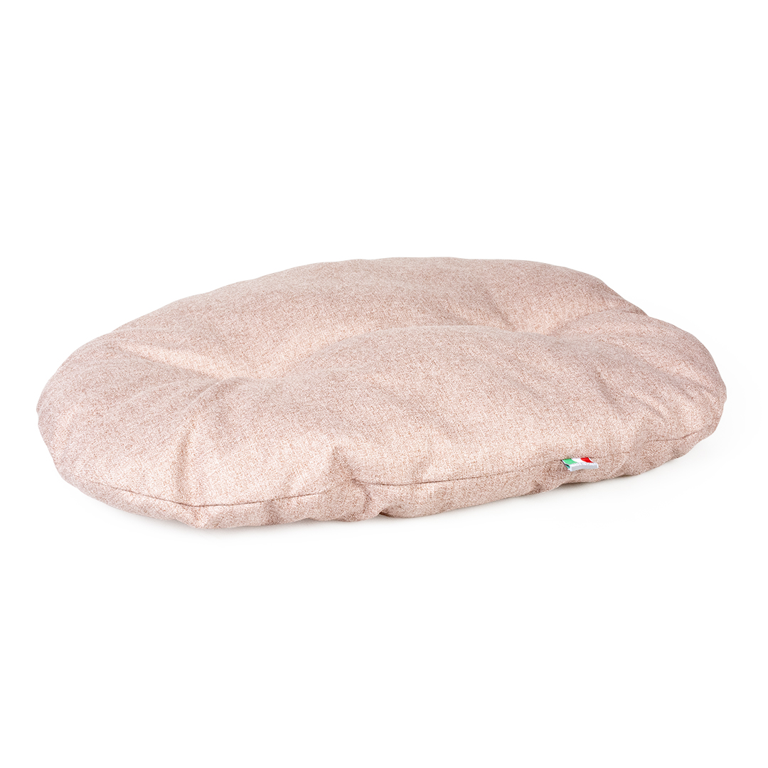 Oval cushion sewn royal pink - <Product shot>