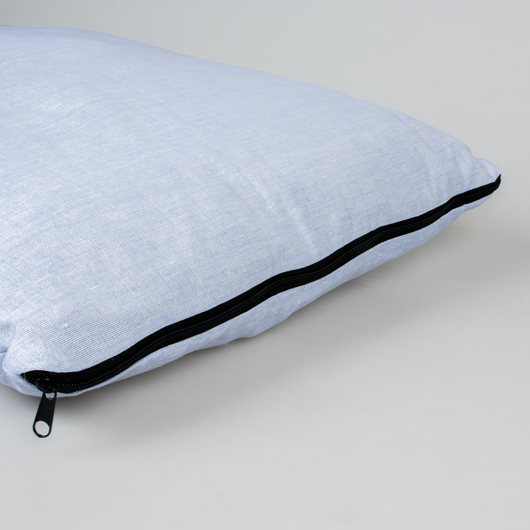 Cushion with zipper mellow blue - Detail 1