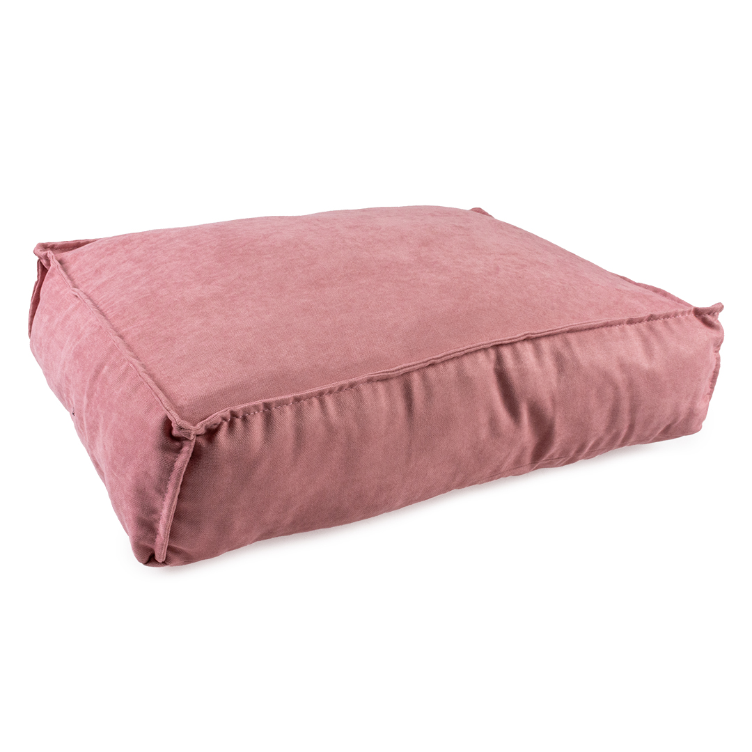 Kissen rechteckig velvet rosa - <Product shot>