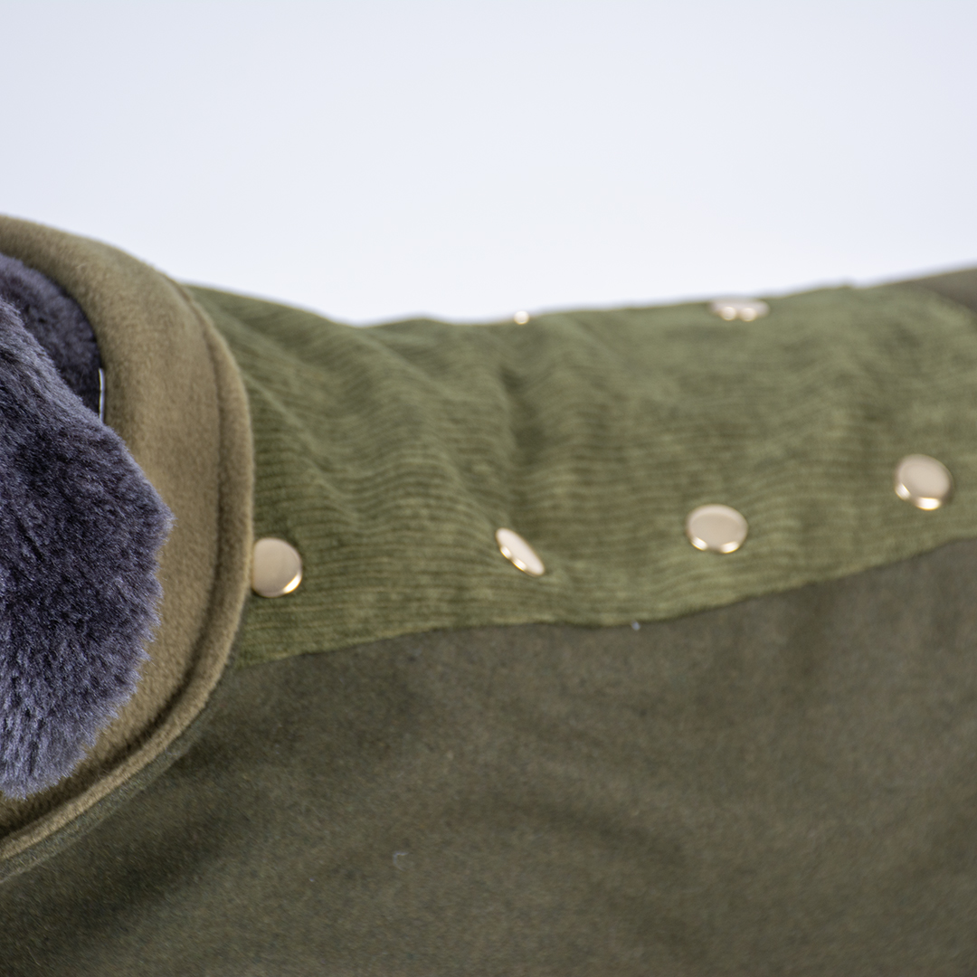 Dog jacket blazer green - Detail 1