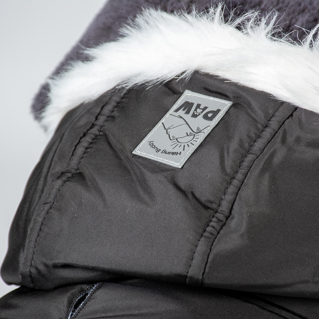 Dog jacket puffer eskimo black - Detail 2