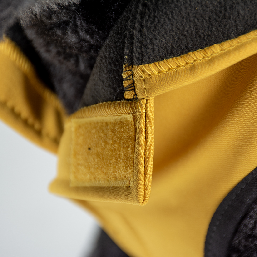 Dog jacket parka yellow - Detail 1