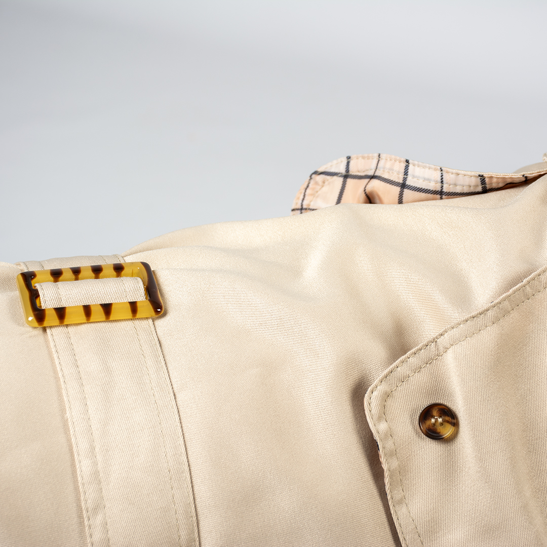 Hund mantel trenchcoat beige - Detail 3