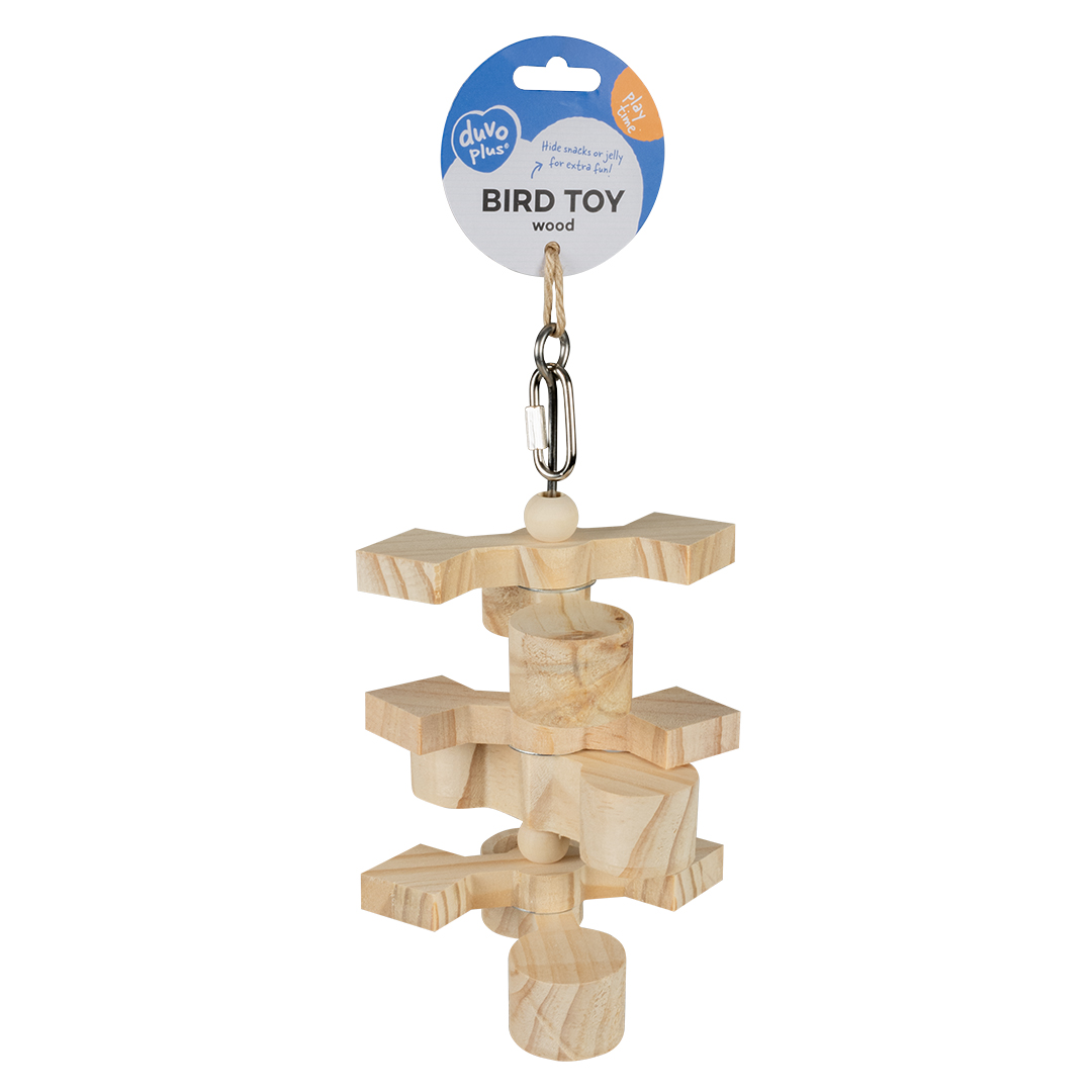Brainy wooden snack & jelly pendant wood-coloured - Verpakkingsbeeld