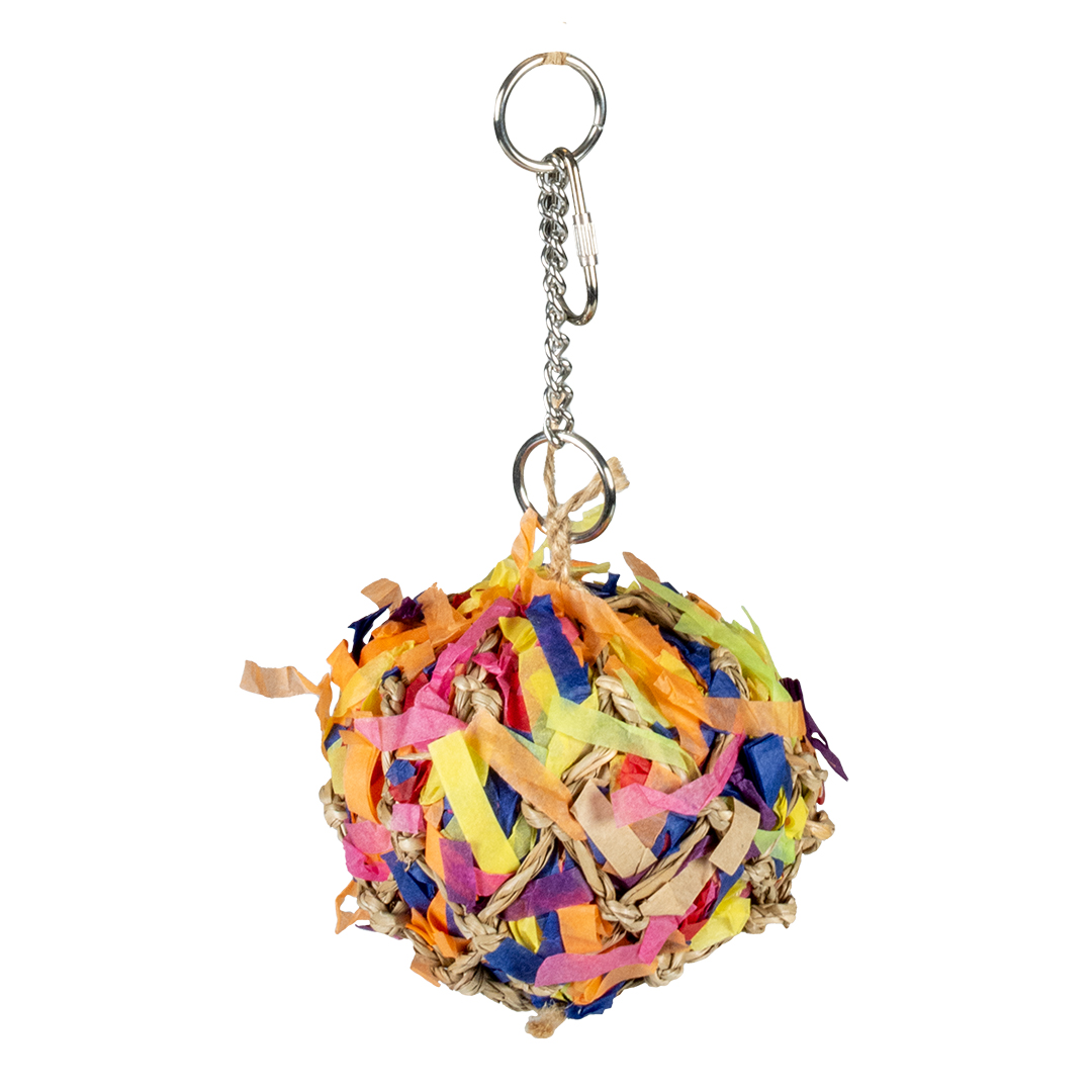 Shreddy pinata with seagrass, paper & wood multicolour - <Product shot>