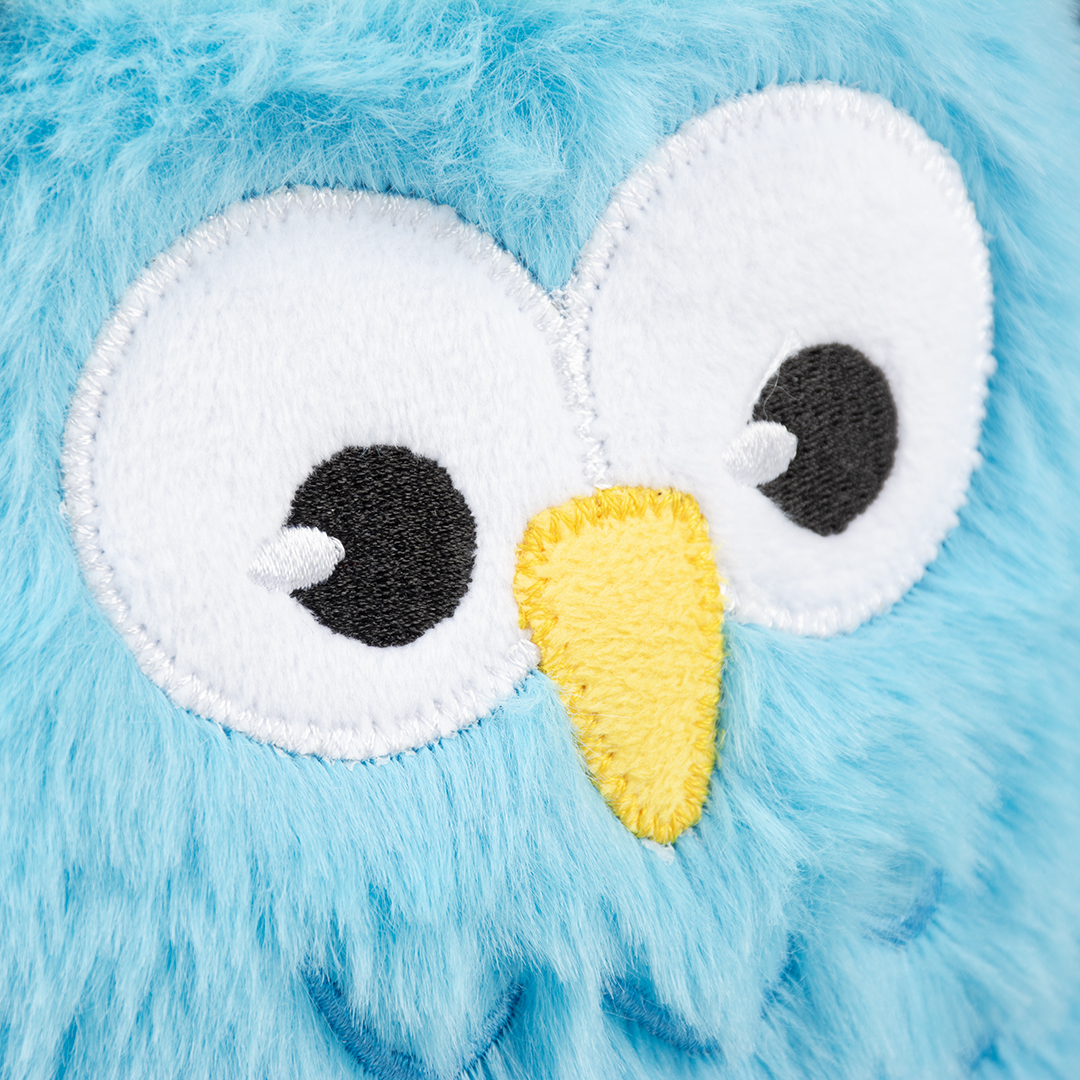Plush owl boy blue - Detail 1