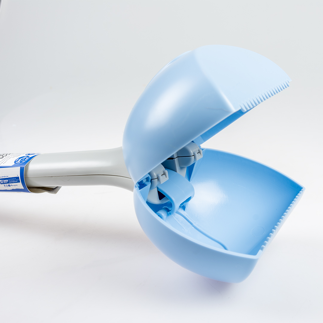 Foldable poop scooper grey/blue - Detail 3