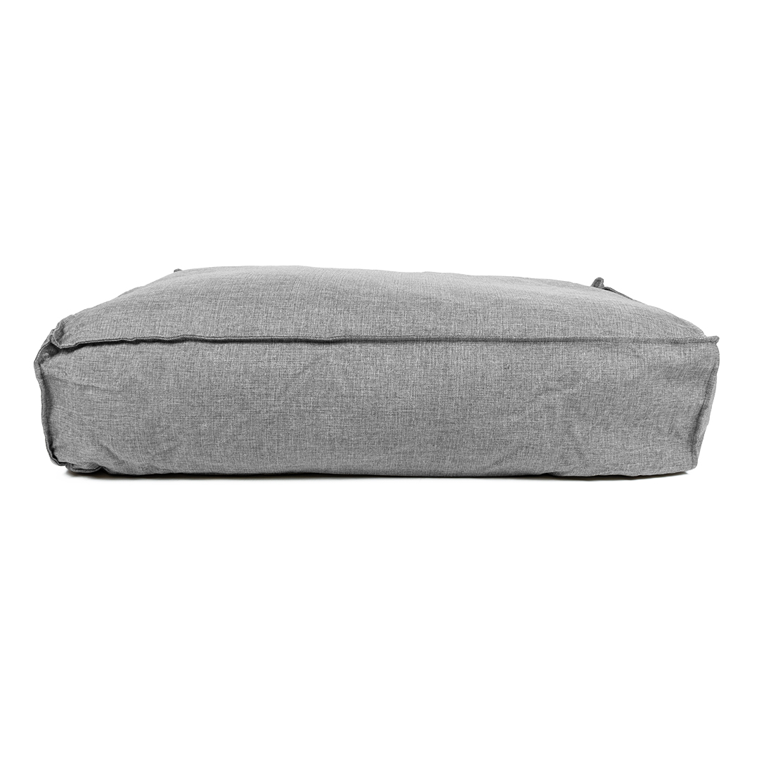 Matelas rectangulaire textura eco gris - Facing