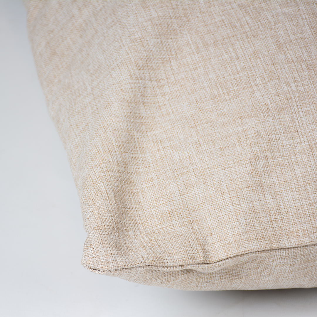 Coussin rectangulaire textura eco beige - Detail 1