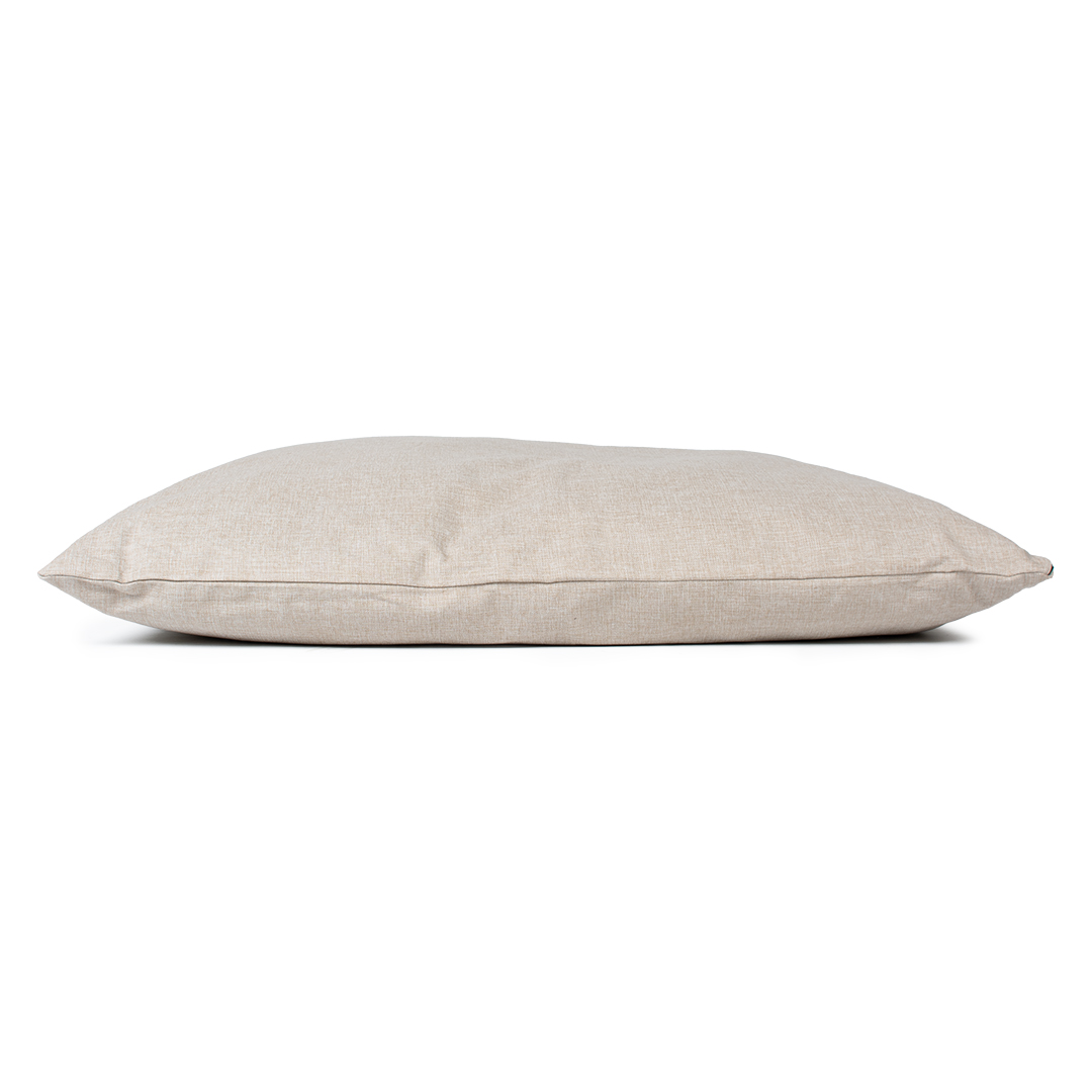 Cushion rectangular textura eco beige - Facing