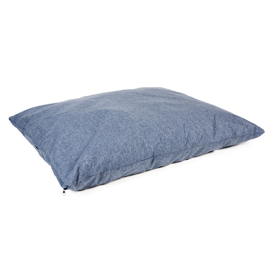 Coussin rectangulaire textura eco bleu - <Product shot>