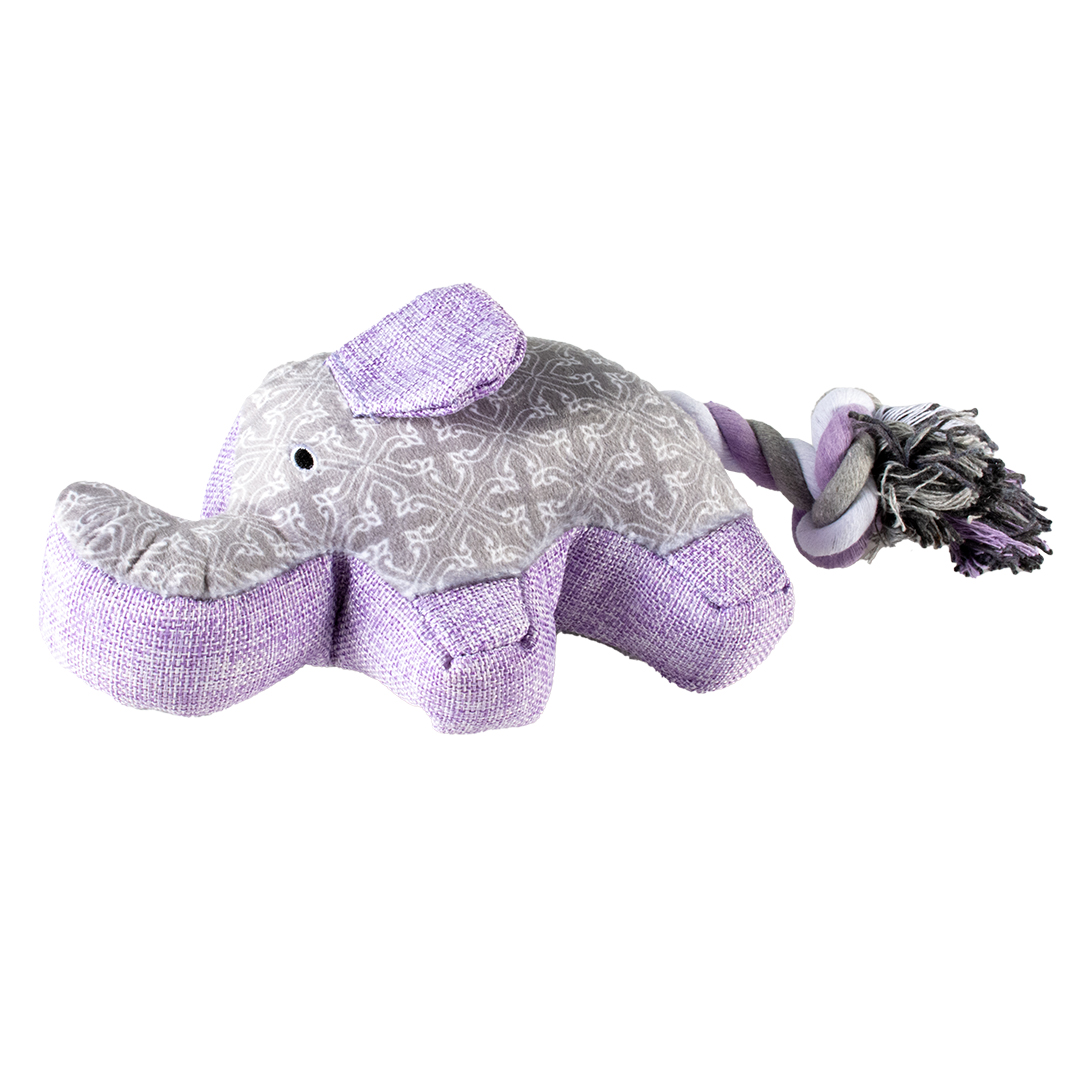 Plush elephant retro grey - Product shot