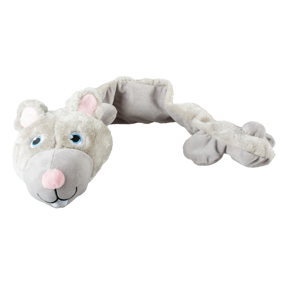 Peluche lapin squeaky gris - Product shot