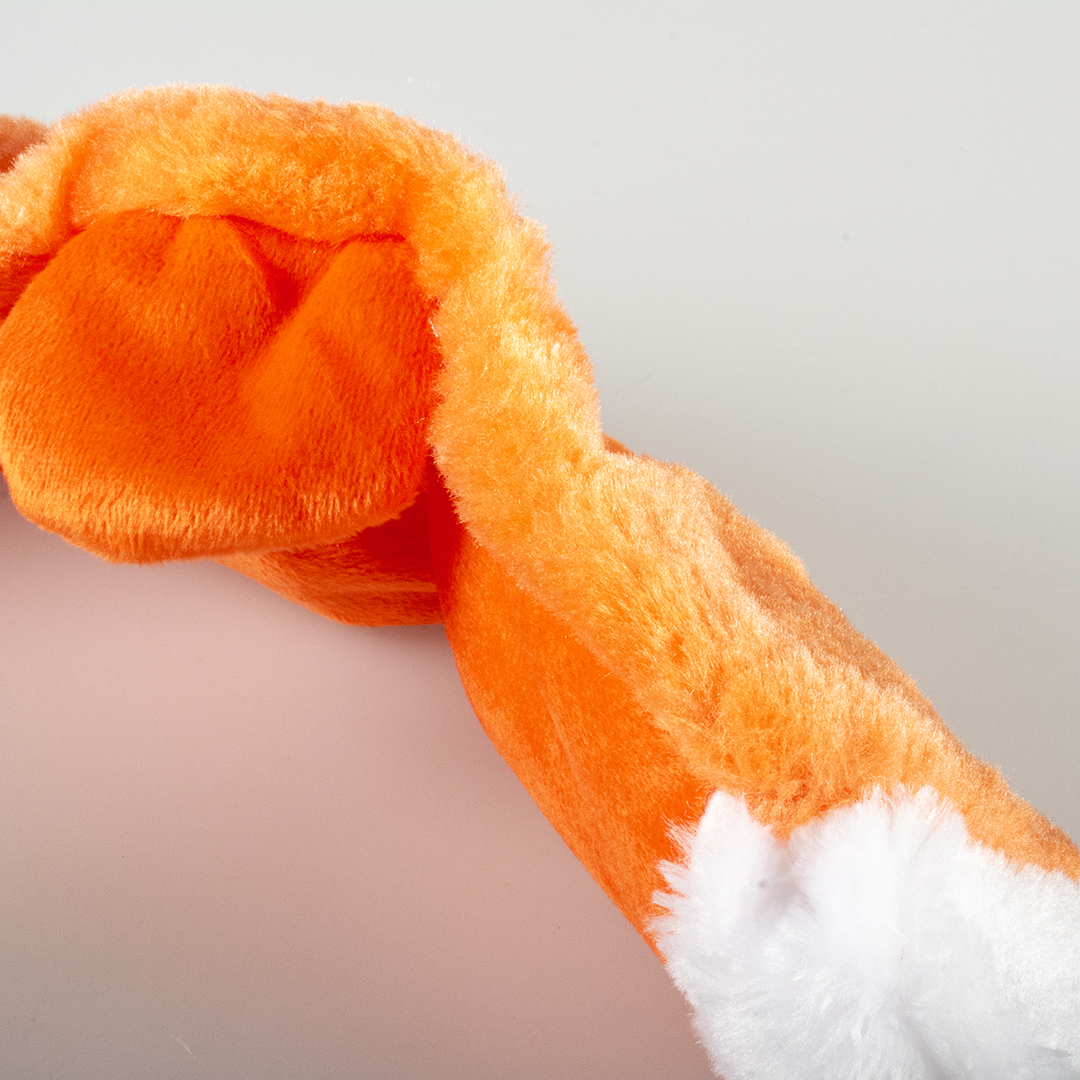 Plush fox squeaky orange - Detail 2