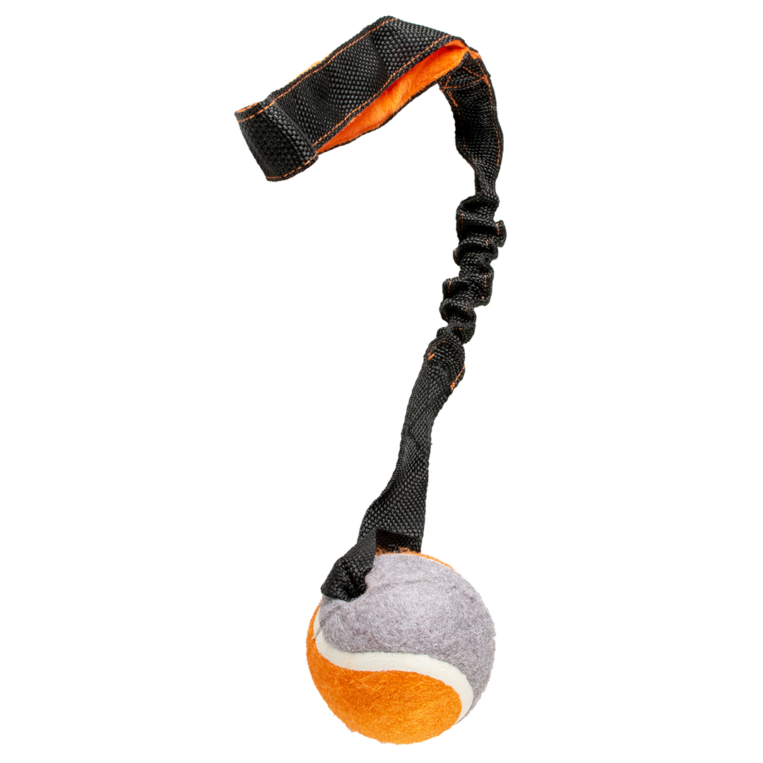 Tug 'n play ball orange/grey - Product shot
