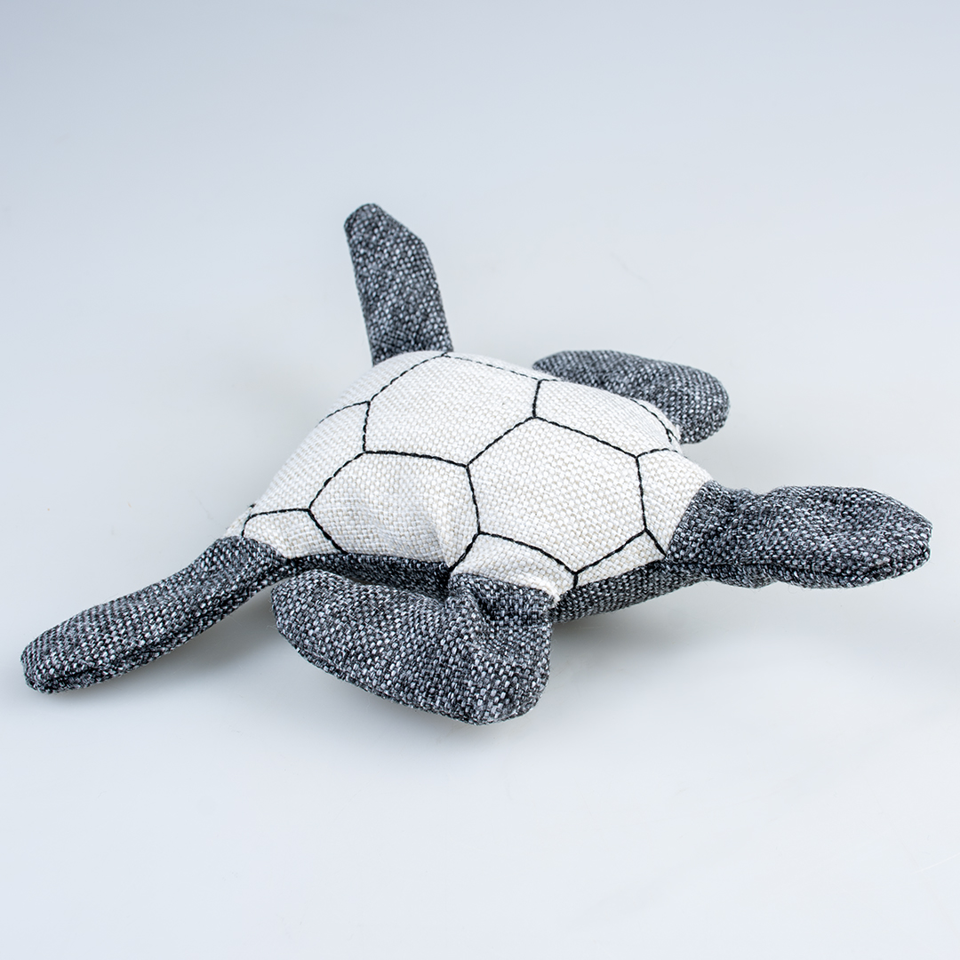 Eco peluche tortue gris - Detail 1