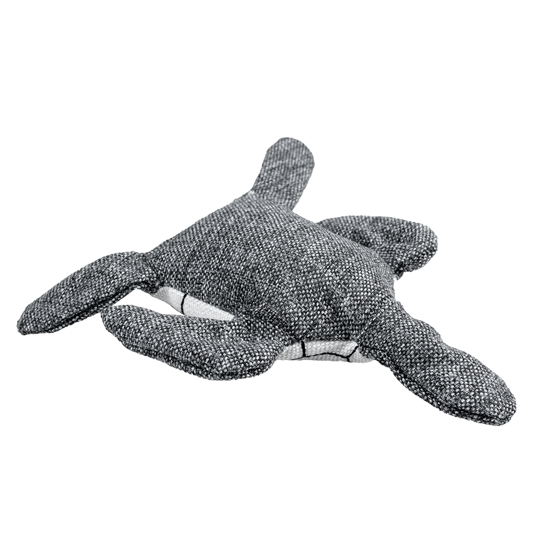 Eco plush turtle grey - Product shot