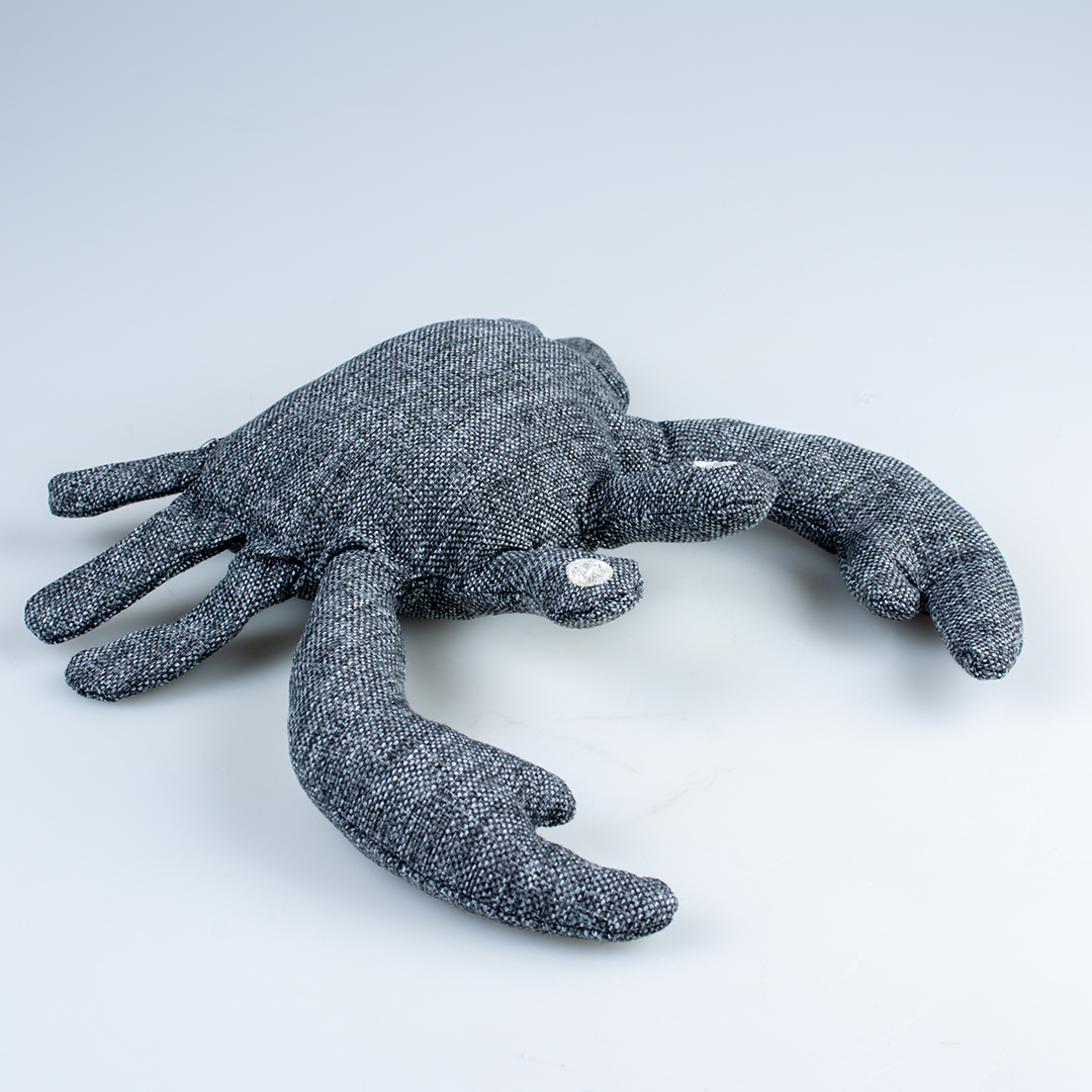 Eco plush crab grey - Detail 1