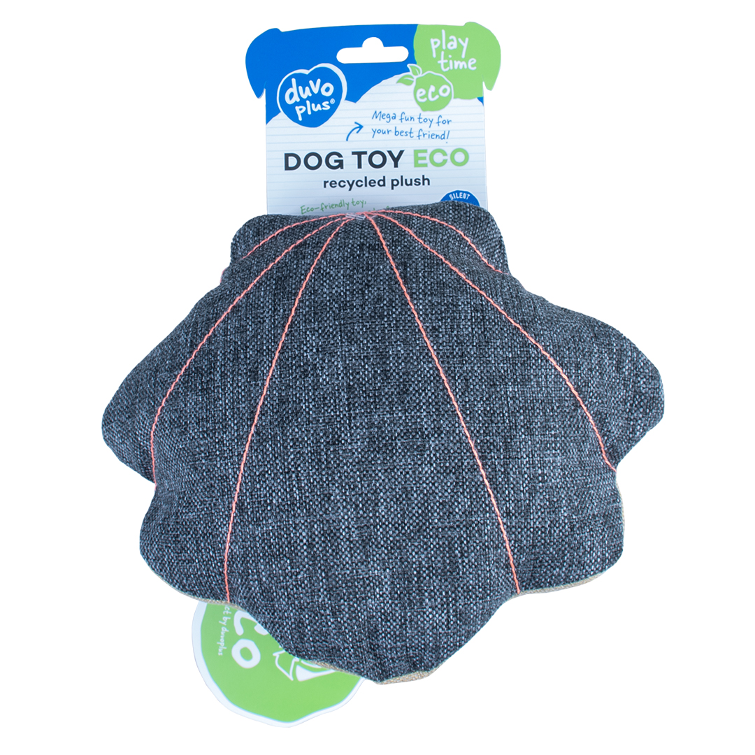 Eco peluche coquille gris - Facing