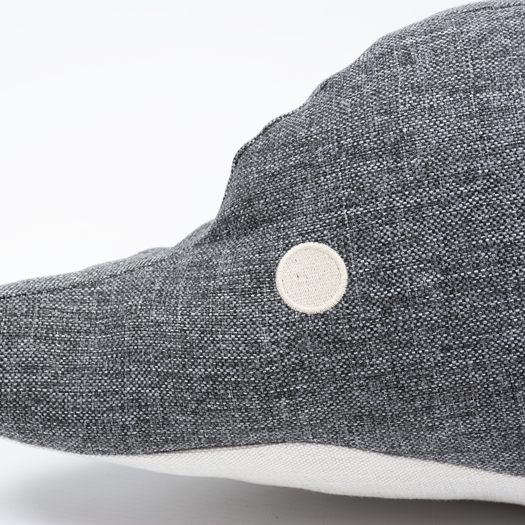 Eco plush dolphin grey - Detail 1