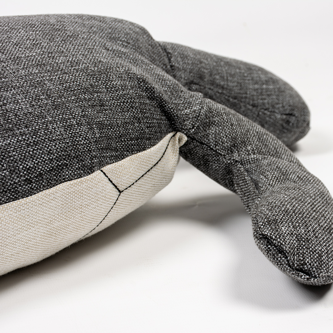 Eco peluche tortue gris - Detail 1