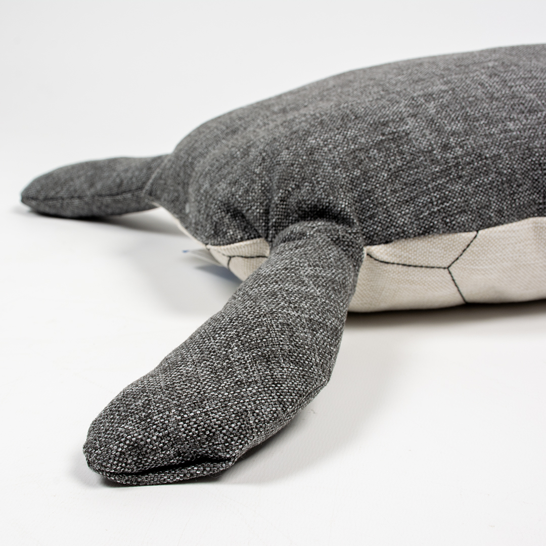 Eco plush turtle grey - Detail 2