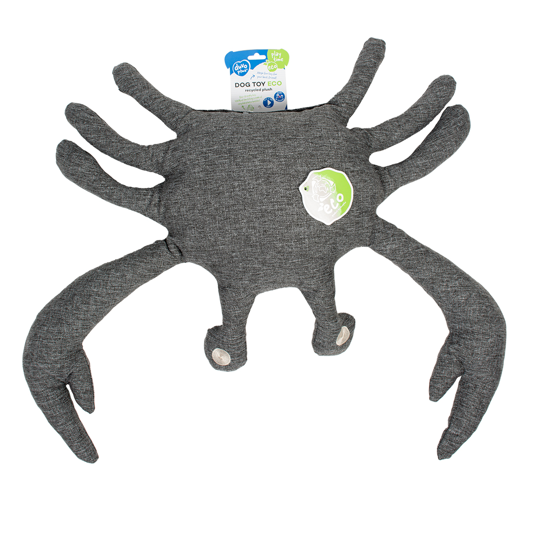 Eco plush crab grey - Verpakkingsbeeld