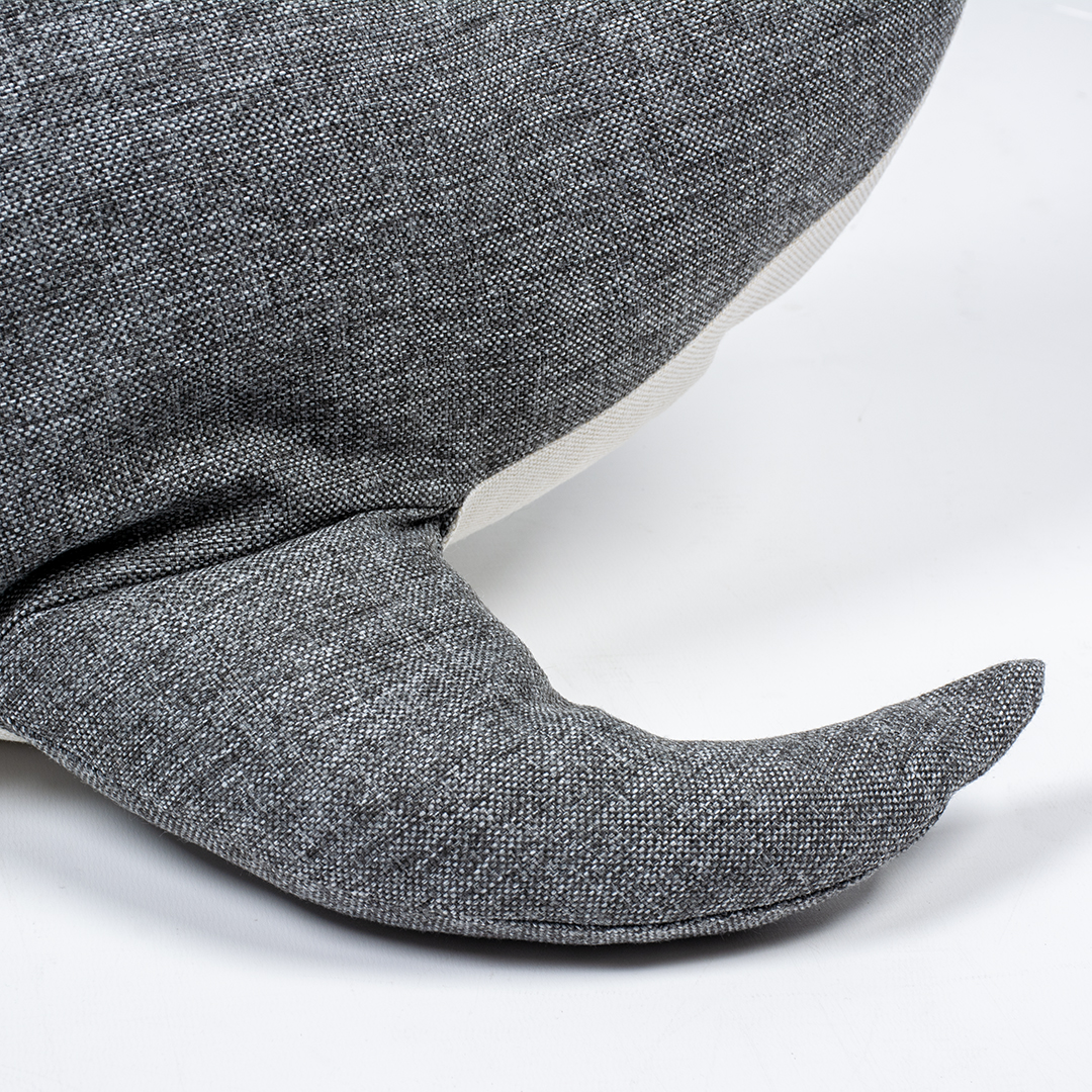 Eco plush dolphin grey - Detail 2