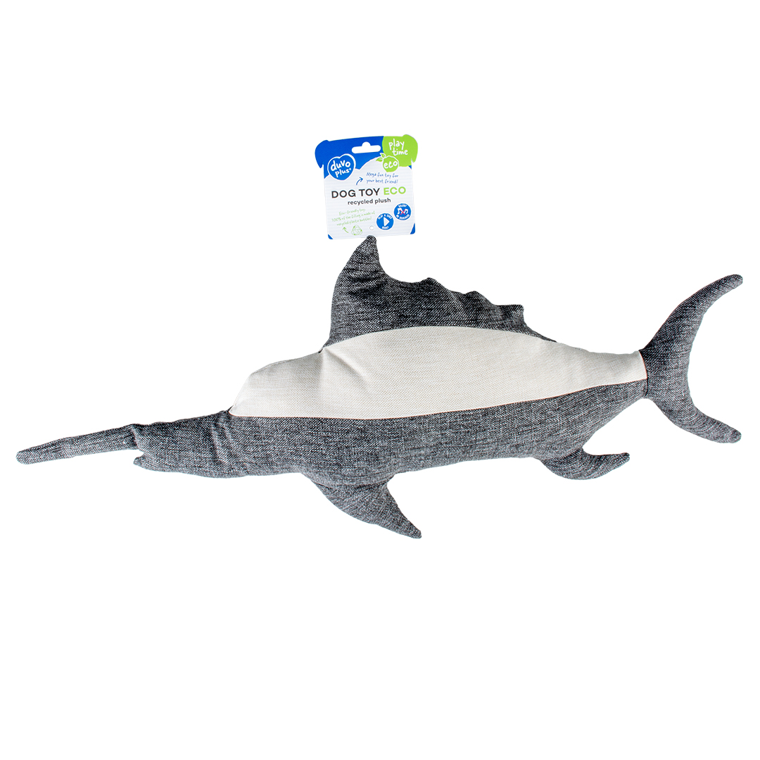 Eco plush swordfish grey - Facing