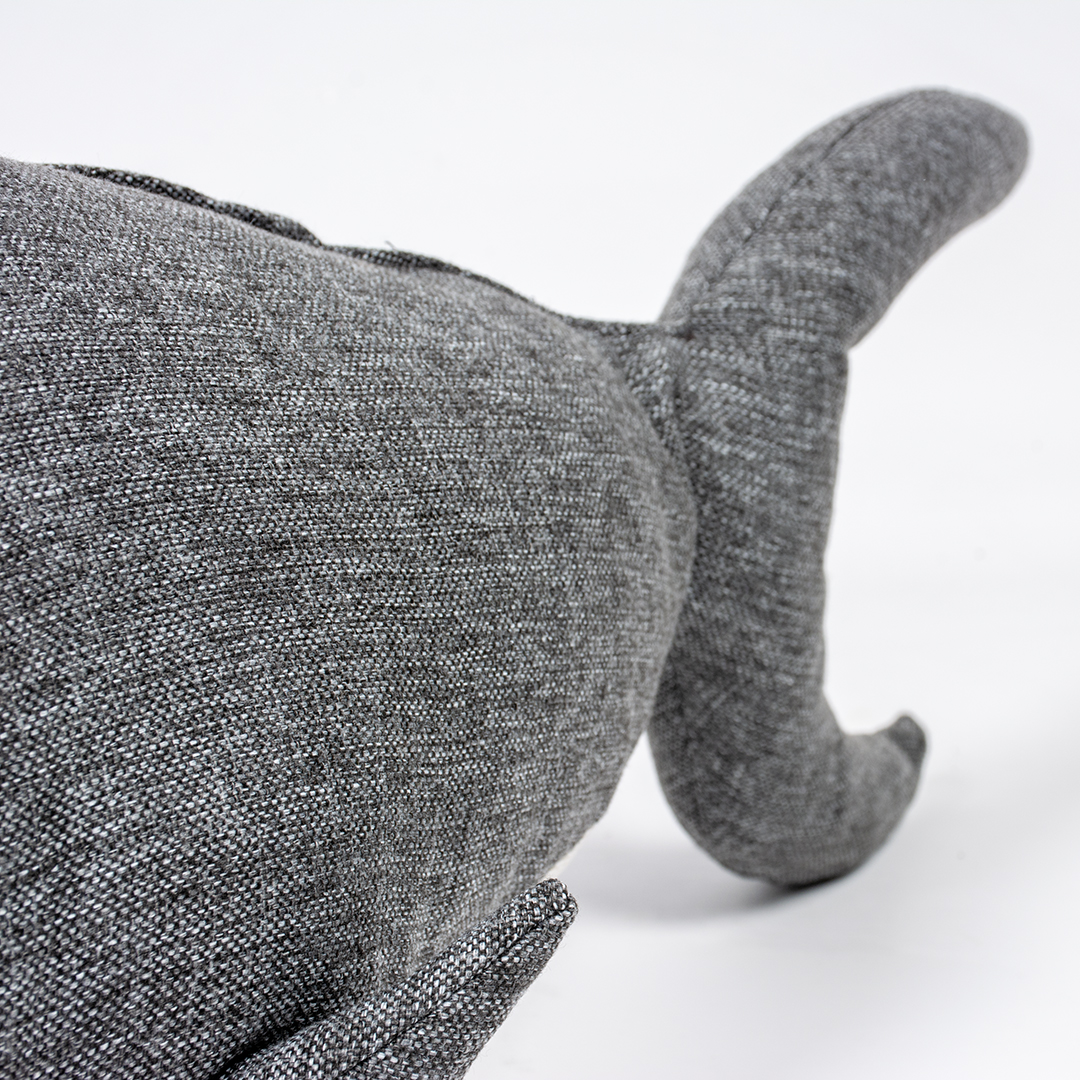 Eco plush shark grey - Detail 2
