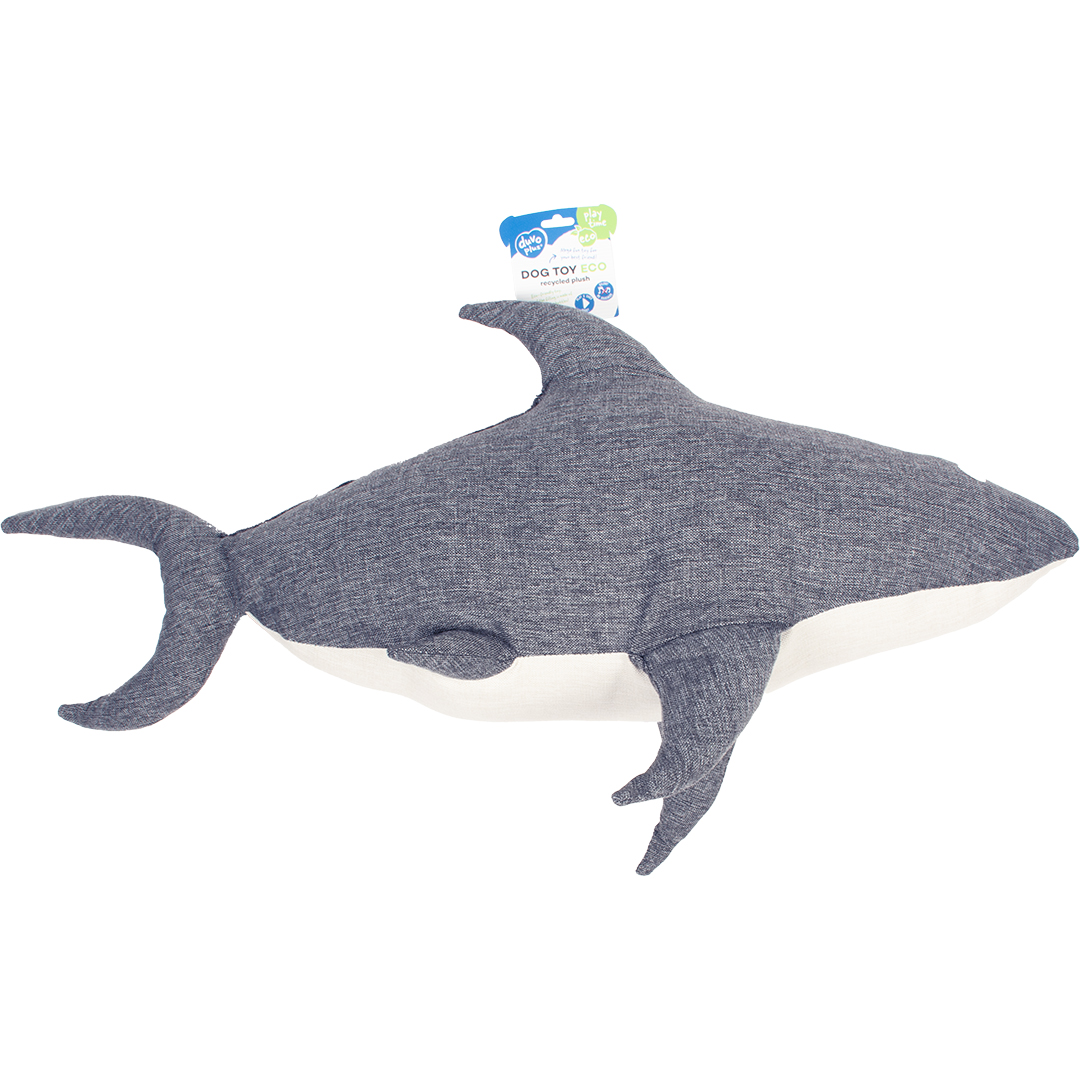 Eco plush shark grey - Verpakkingsbeeld