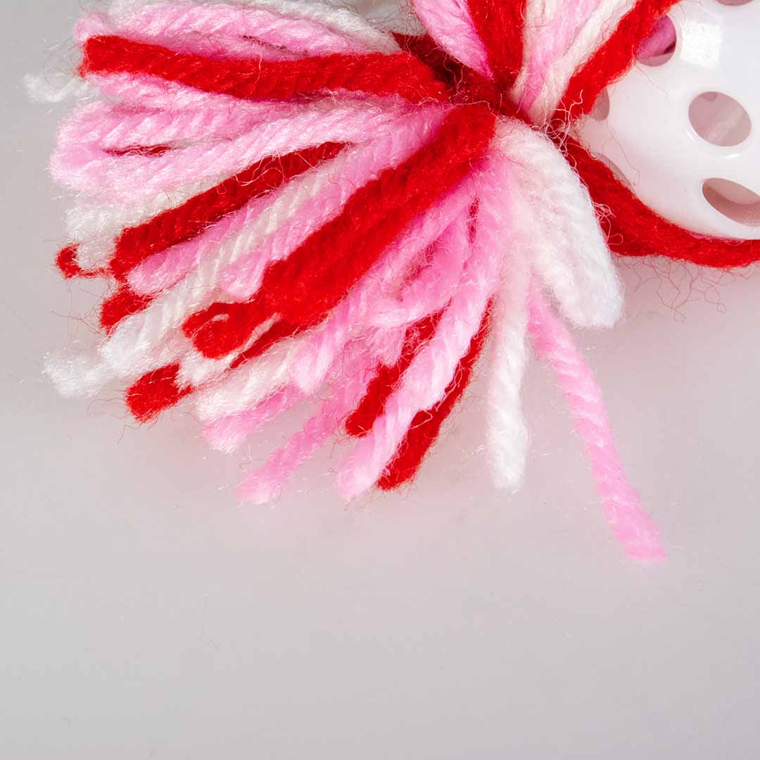 Wooly bonbon avec son rouge/blanc - Detail 2