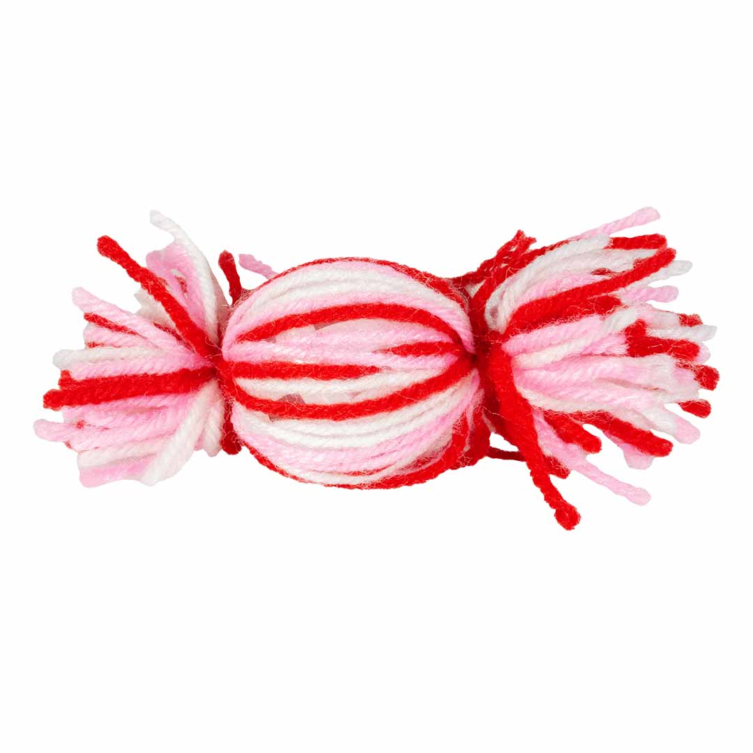 Wooly bonbon avec son rouge/blanc - Product shot