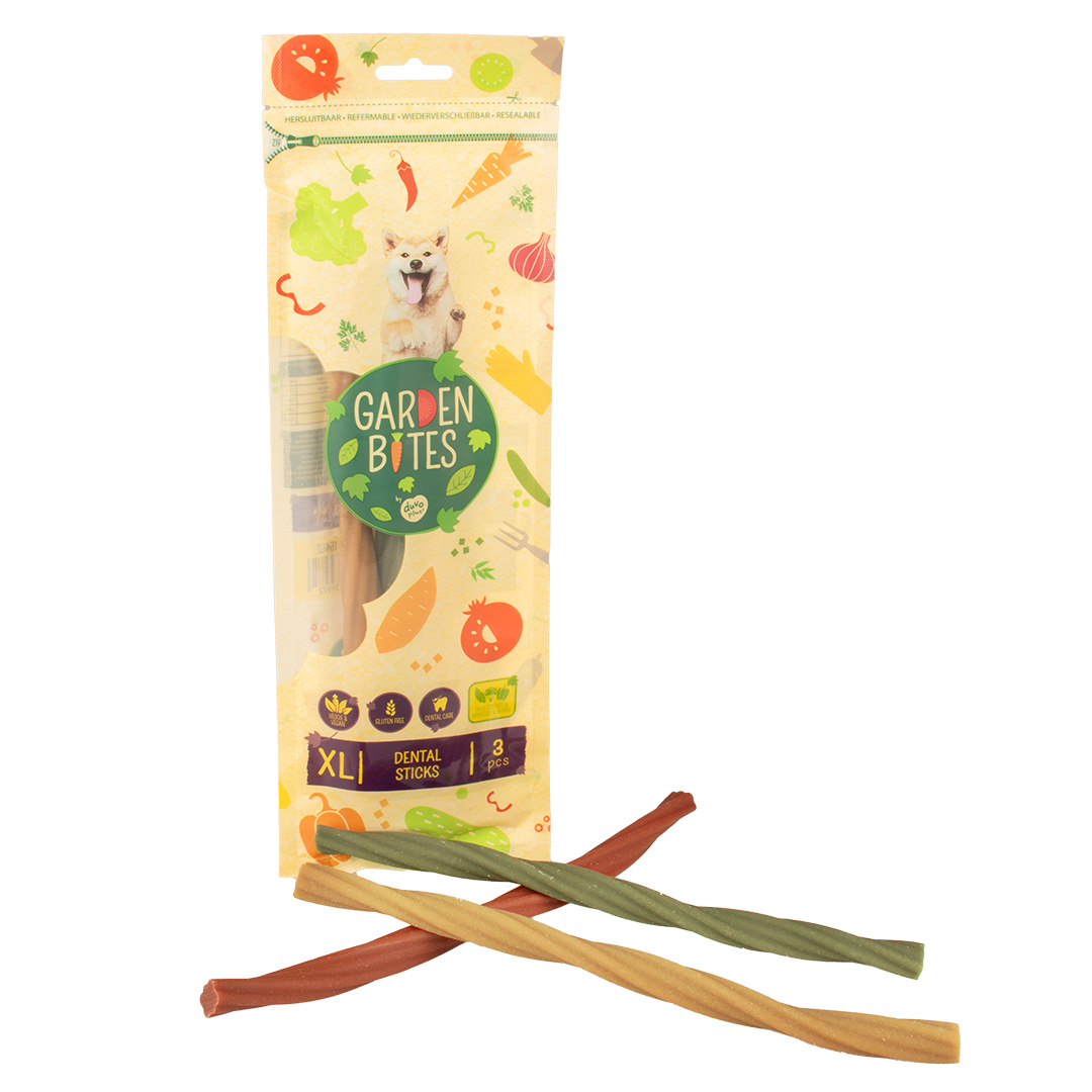 Garden bites dental twisters mixed colors - <Product shot>
