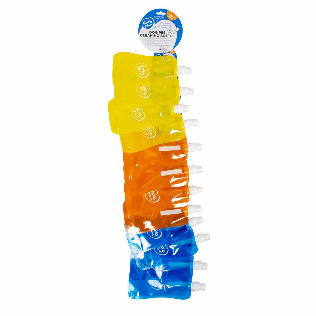 Dog pee cleaning bottle mixed colors - Facing