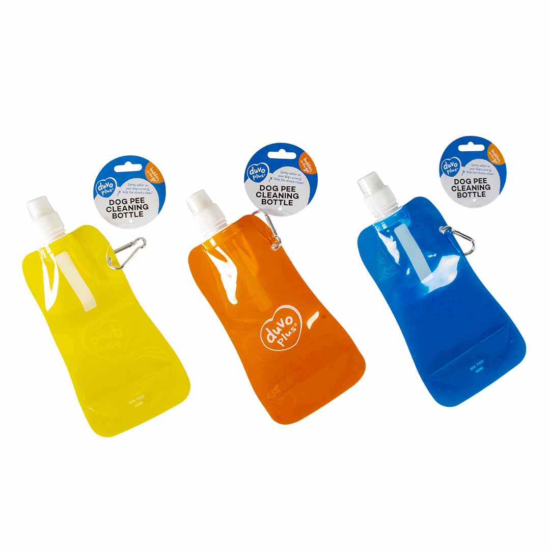 Dog pee cleaning bottle mixed colors - Product shot