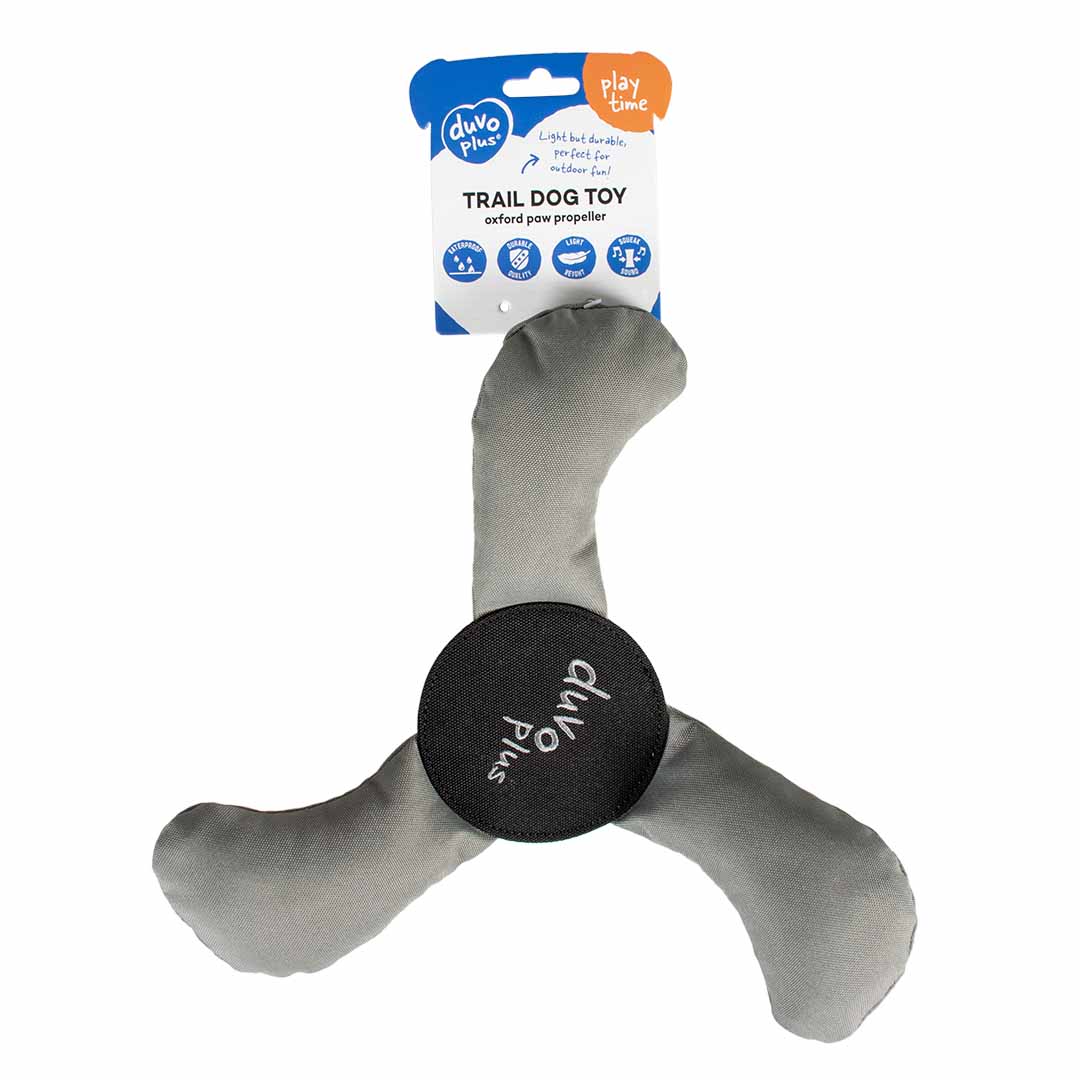 Trail Hundespielzeug  Oxford Paw Propeller grau - Facing