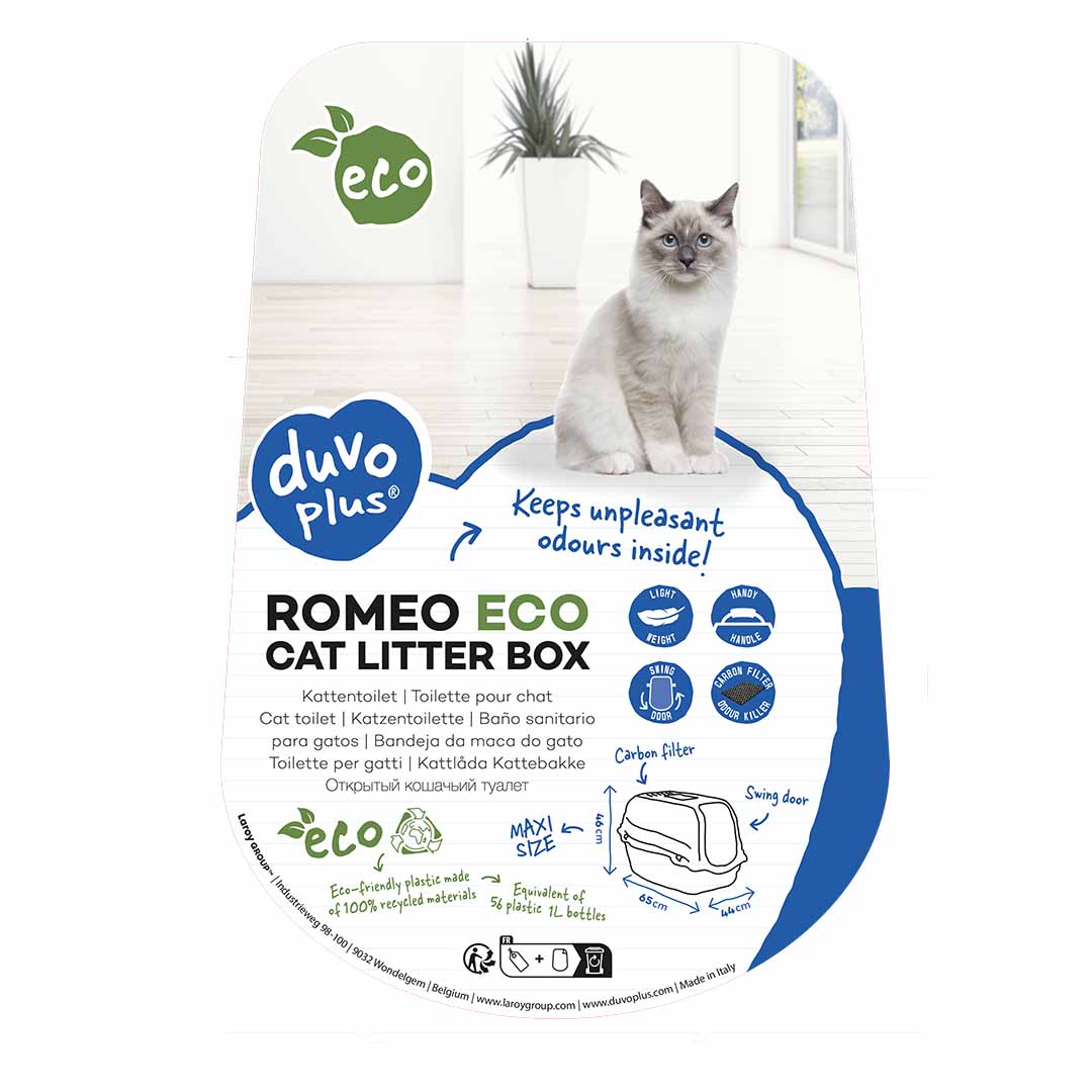 Romeo eco kattentoilet honey - Verpakkingsbeeld