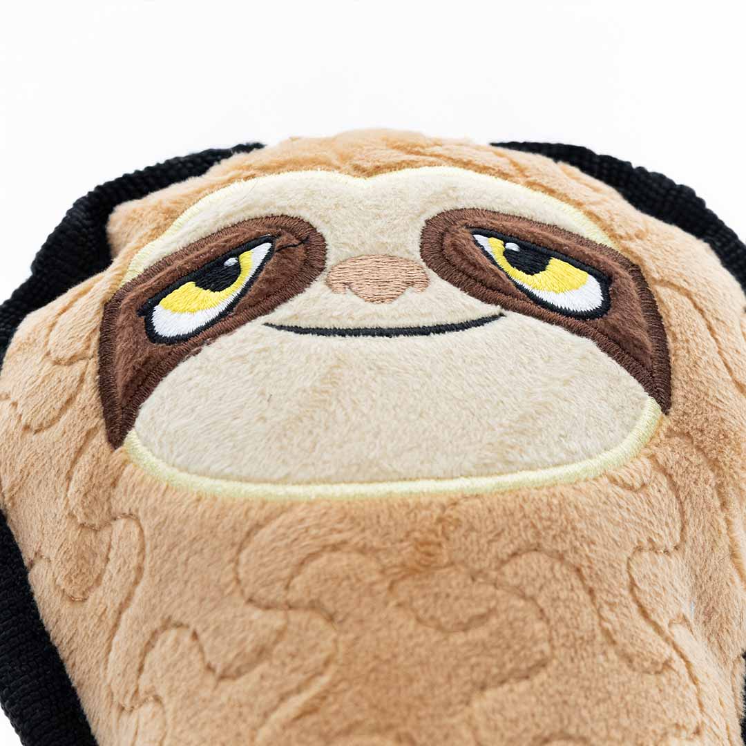 Sturdy dog toy angry sloth multicolour - Detail 1