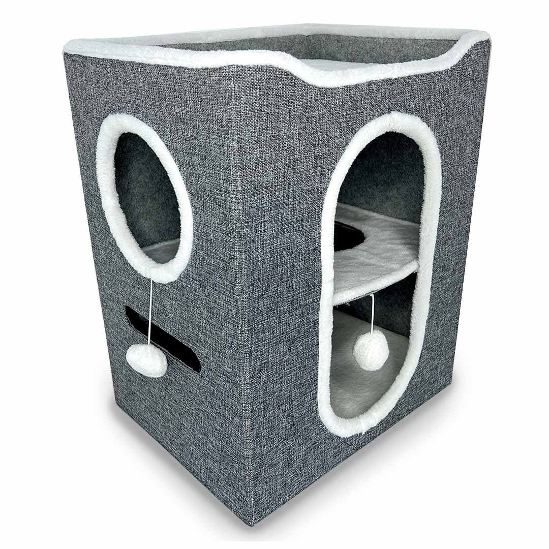 Kattenhuisje Gene Grijs - Product shot