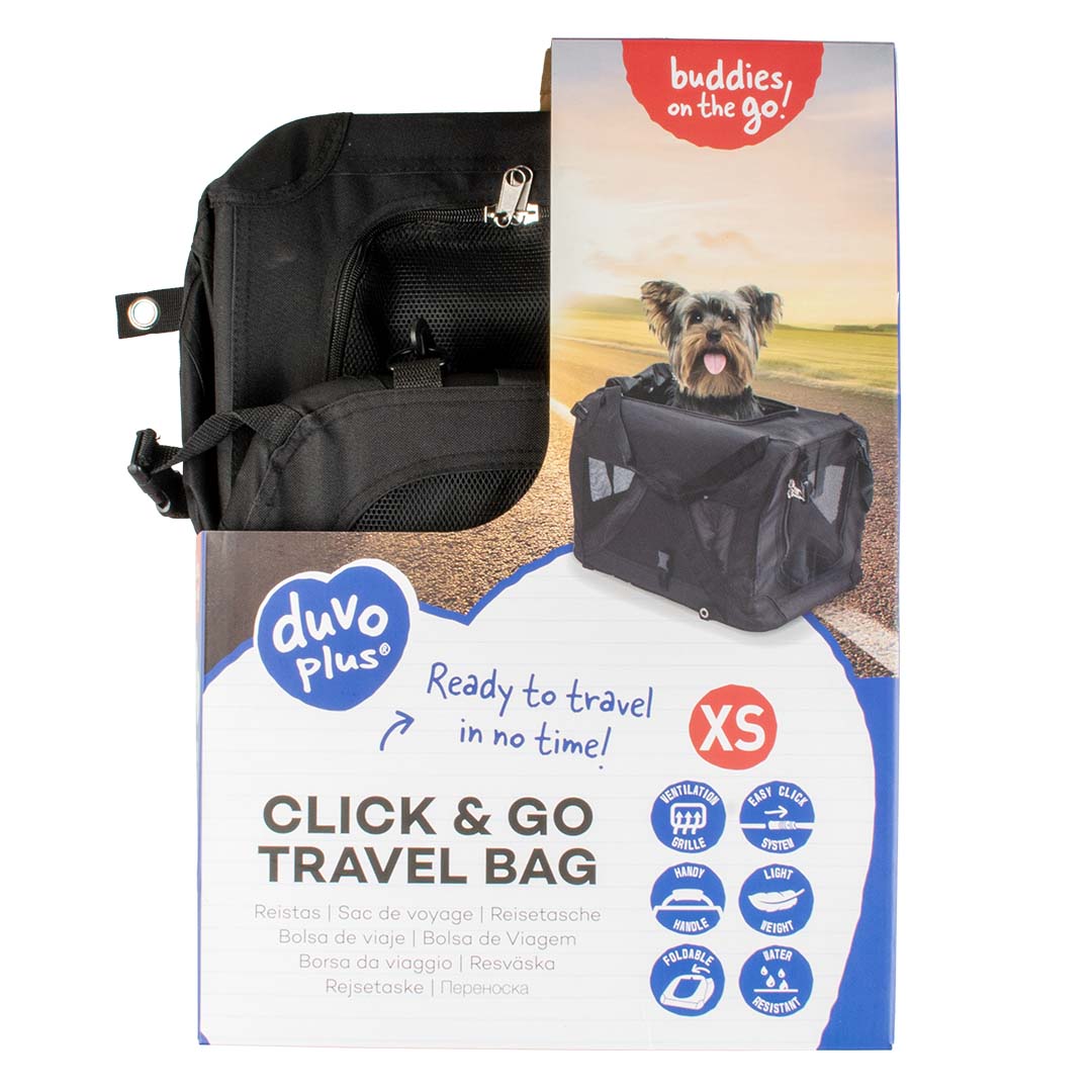 Click & Go Bolsa de viaje Negro - Facing
