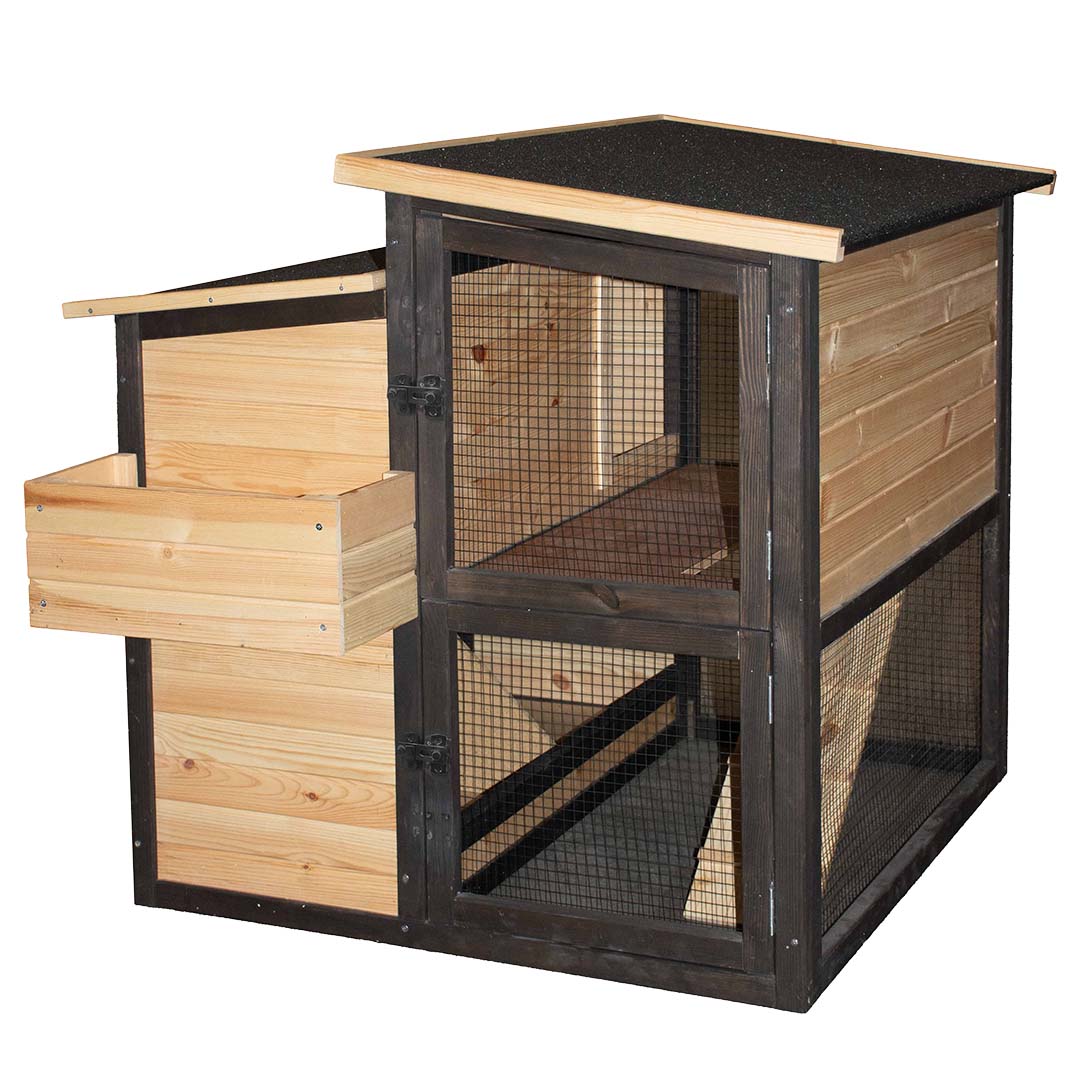 Woodland Hühnerstall Cackleberry Cabin Holzfarbig - Product shot