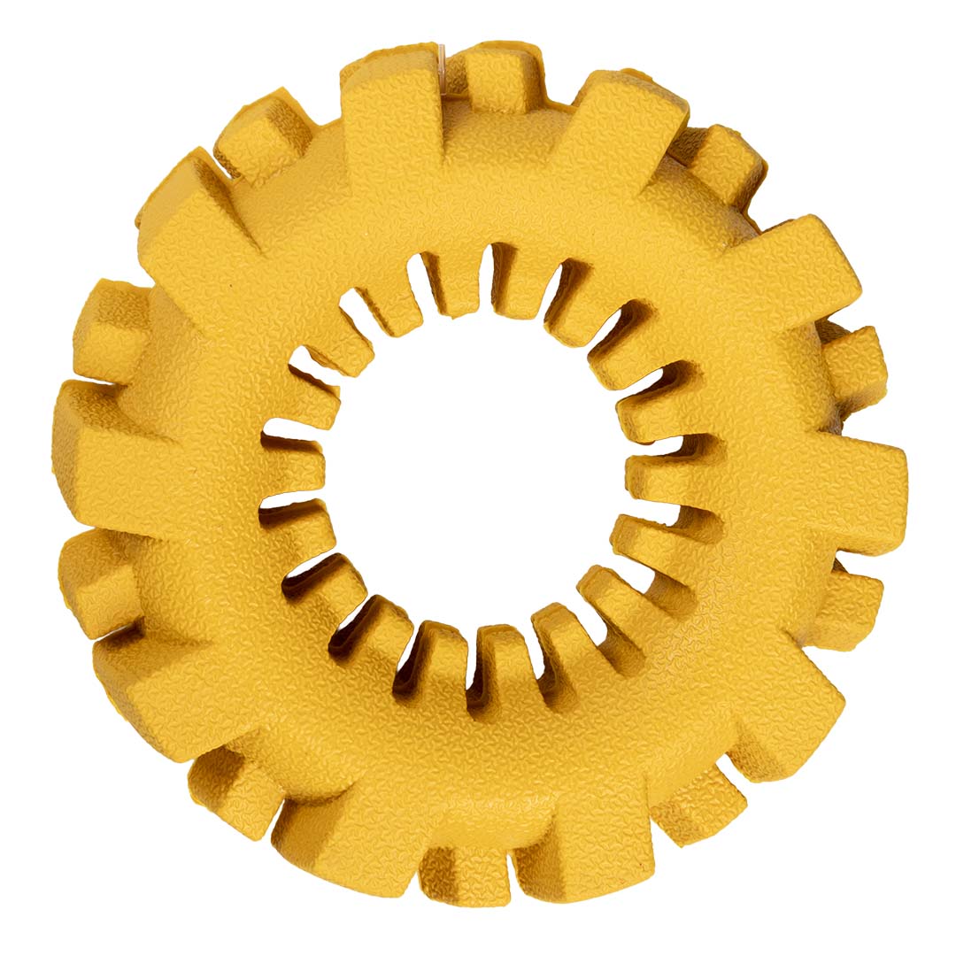 Juguete para masticar Griplay llanta Amarillo - Product shot