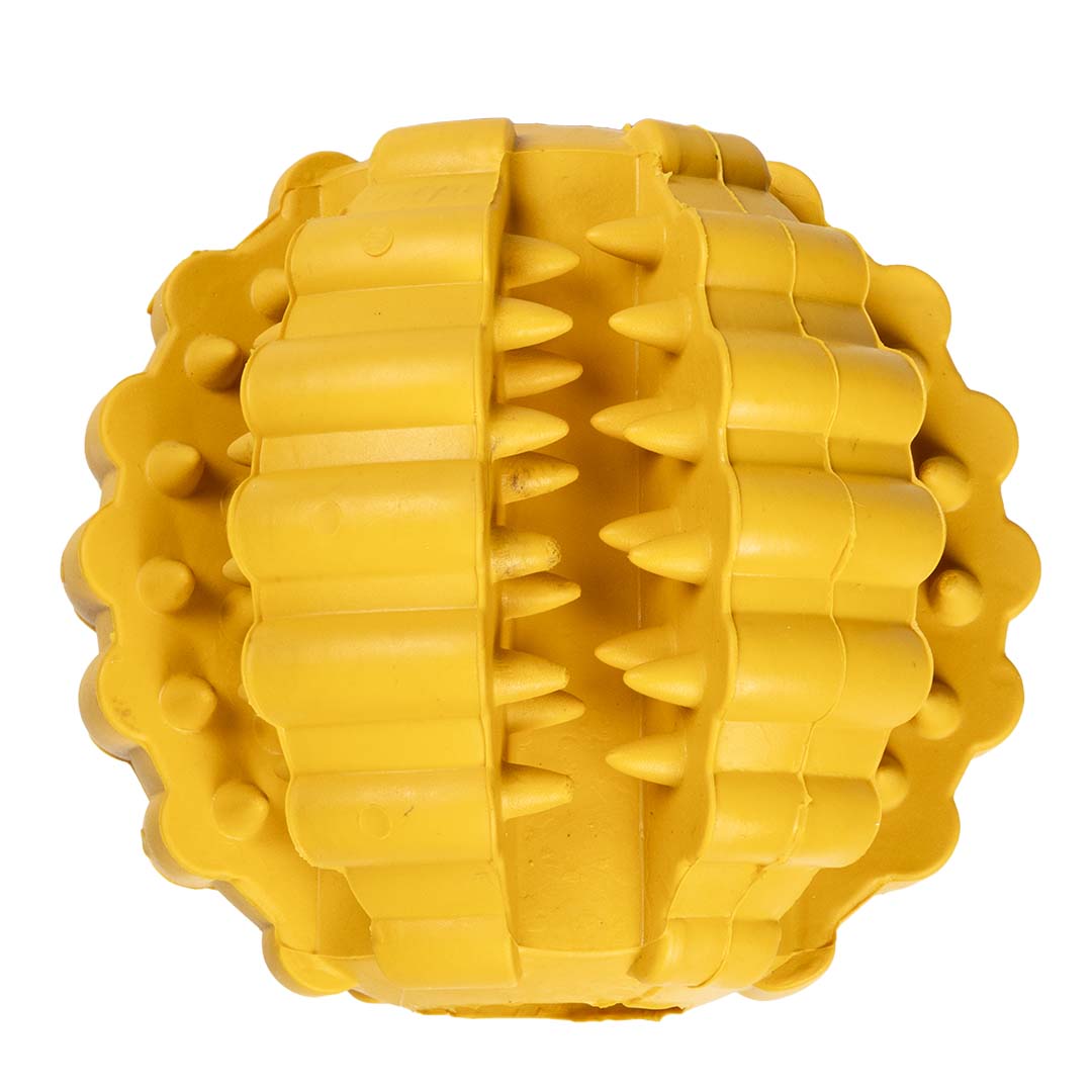 Bal Griplay dental ribbel Geel - Product shot