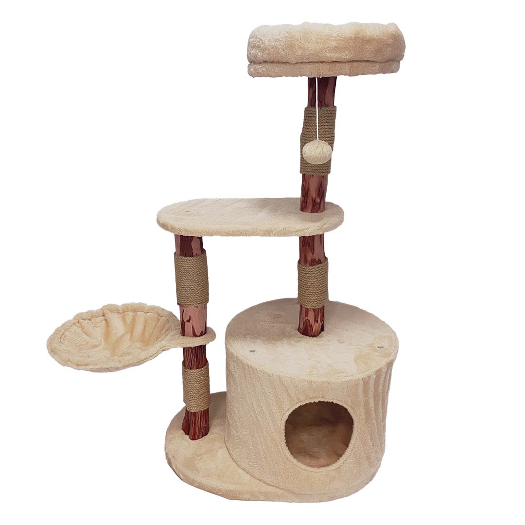 Krabpaal Nuno Natural wood Beige - Product shot