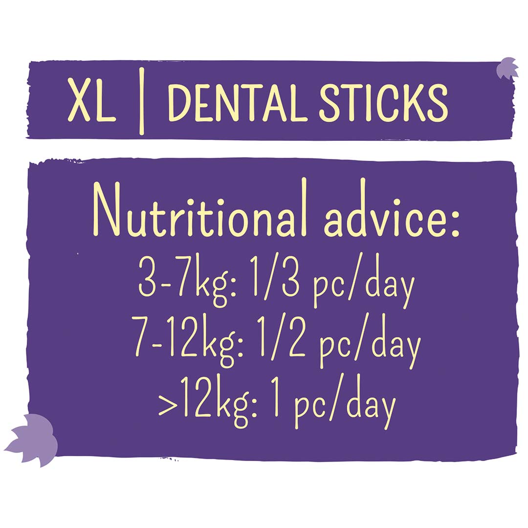 Garden Bites dental sticks Gemengde kleuren - Technische tekening